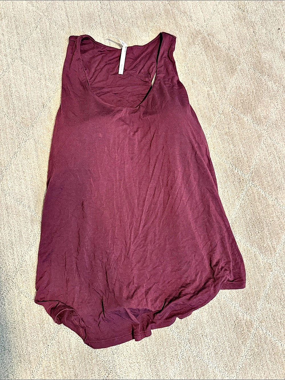 SOMA Spiced Merlot Racerback Bra Tank Top Size XL Like New